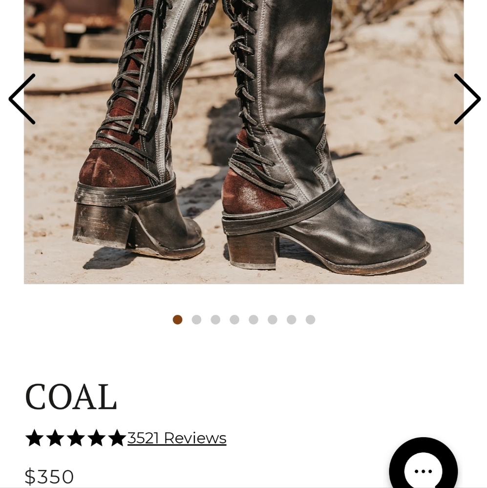 Freebird Coal Black boots